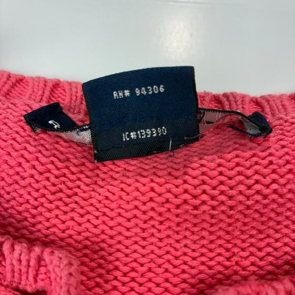 Ralph Lauren Sport Pink Cotton Button Front Cardigan Size L - Picture 4 of 9